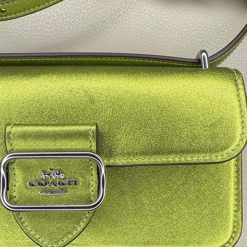 Coach metallic lime